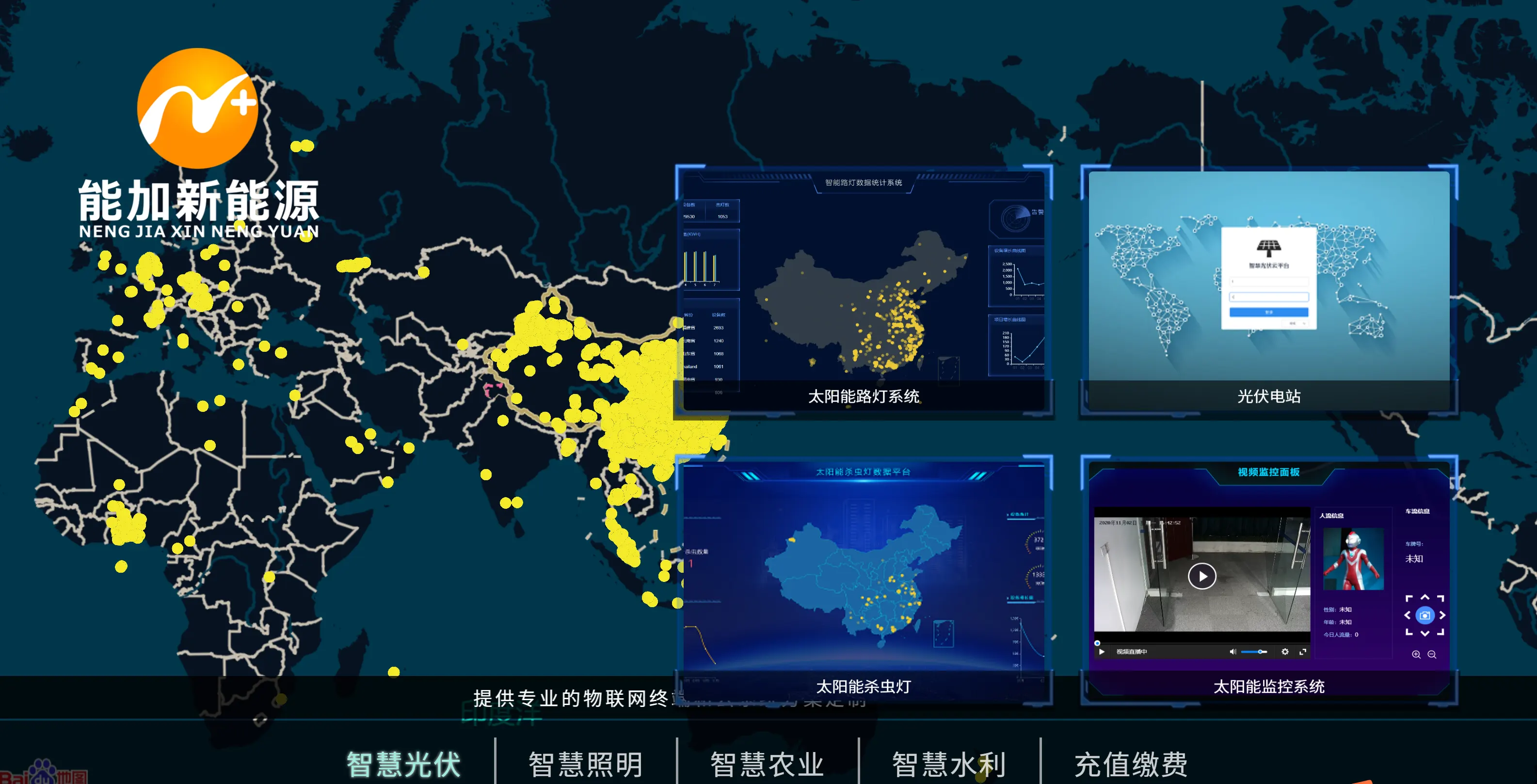 NetJoin global IoT platform and smart gateway application map